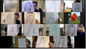 【ピリカアートスクール】◆第42回開催◆YouTubeライブにも対応！オンライングループデッサン会